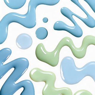 Blue & Green Nail Polish