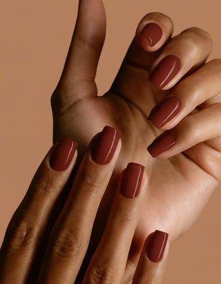 mocha nails, brown nail polish, mocha manicure, coffee nails, chocolate nails