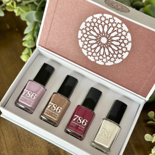 786 Cosmetics 4 piece nail polish gift set
