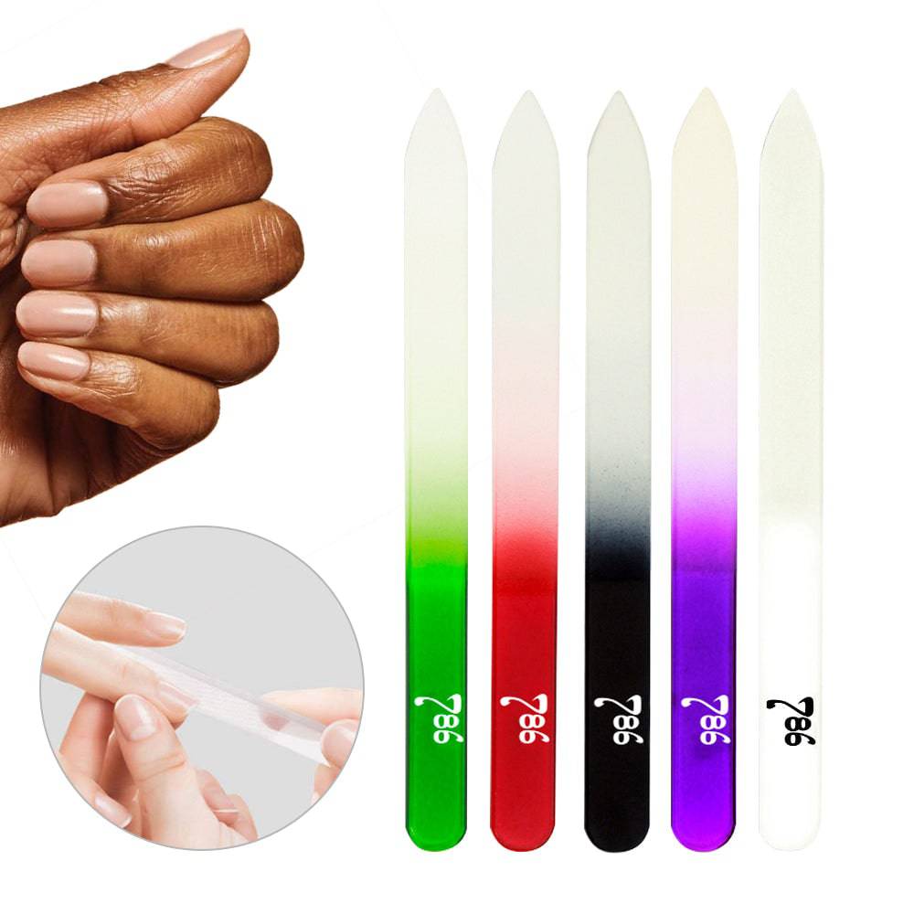 786 Cosmetics Crystal Nail Files - Pack of 10 Colors - 786 Cosmetics