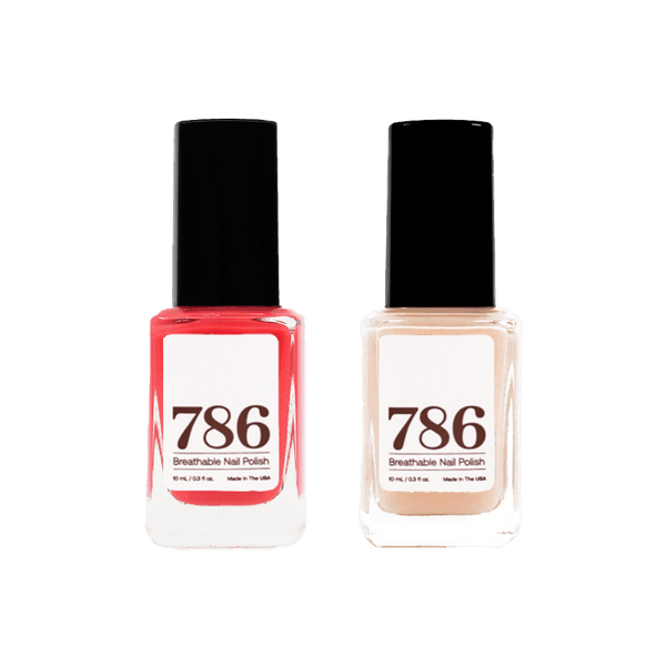 Cordoba and Alexandria - Breathable Nail Polish (2 Piece Set) - 786 Cosmetics