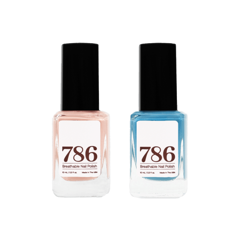 Dakar and Malé - Breathable Nail Polish (2 Piece Set) - 786 Cosmetics