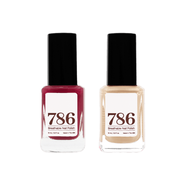 Goychay and Zanzibar - Breathable Nail Polish (2 Piece Set) - 786 Cosmetics