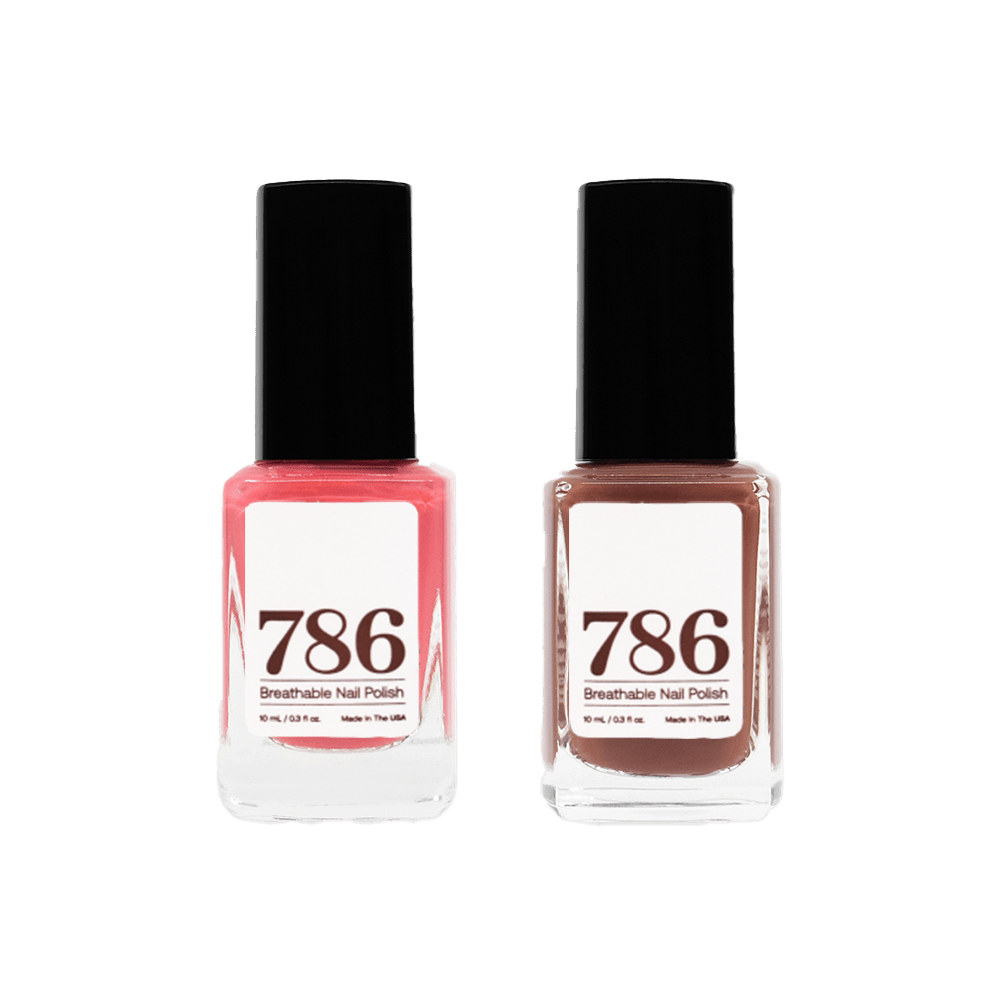 Jaipur and Lima - Breathable Nail Polish (2 Piece Set) - 786 Cosmetics
