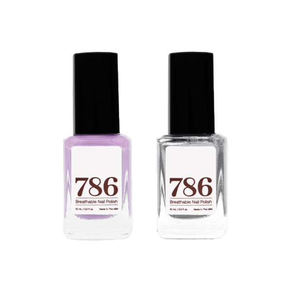 Jakarta and Brunei - Breathable Nail Polish (2 Piece Set) - 786 Cosmetics