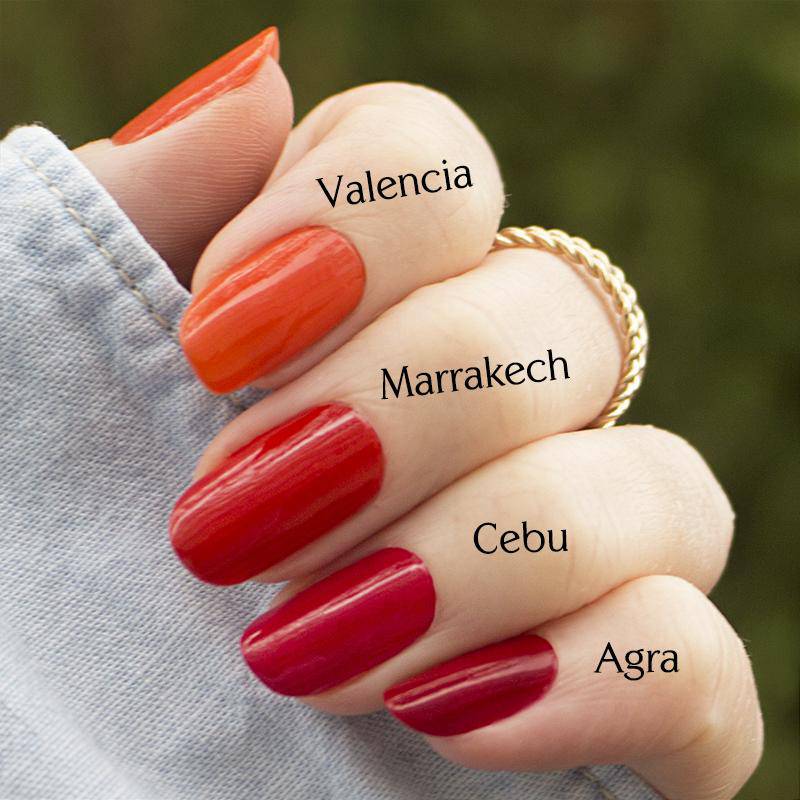 Kabul and Valencia - Breathable Nail Polish (2 Piece Set) - 786 Cosmetics