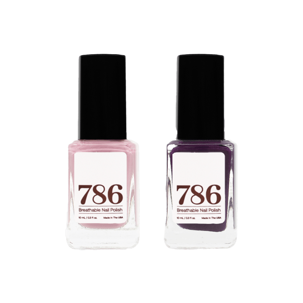 Kashmir and Pretoria - Breathable Nail Polish (2 Piece Set) - 786 Cosmetics