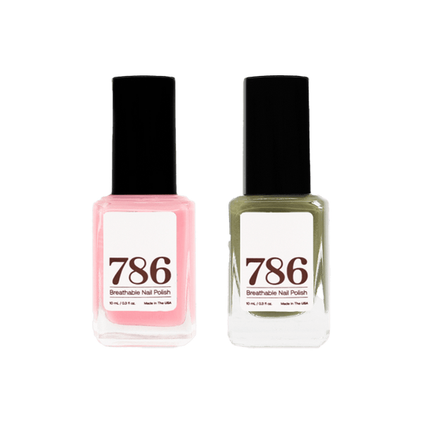 Komodo and Gaza - Breathable Nail Polish (2 Piece Set) - 786 Cosmetics