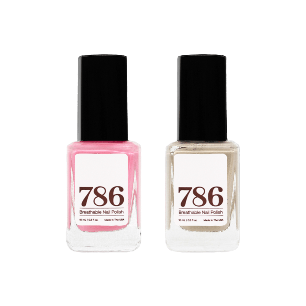 Nizwa and Baghdad - Breathable Nail Polish (2 Piece Set) - 786 Cosmetics