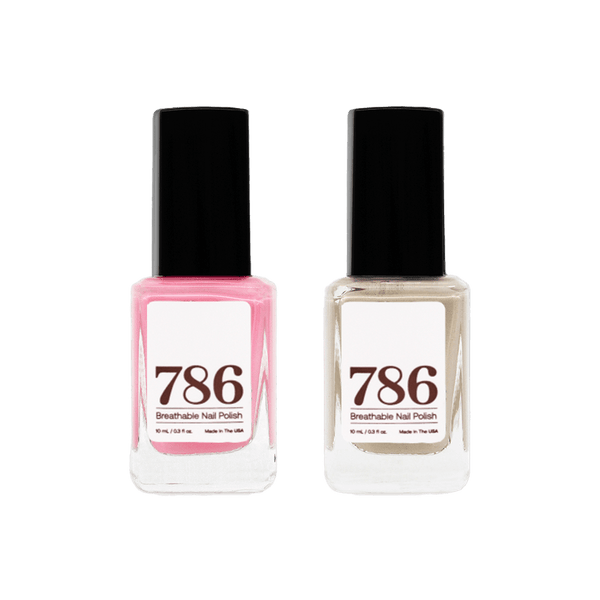 Nizwa and Baghdad - Breathable Nail Polish (2 Piece Set) - 786 Cosmetics