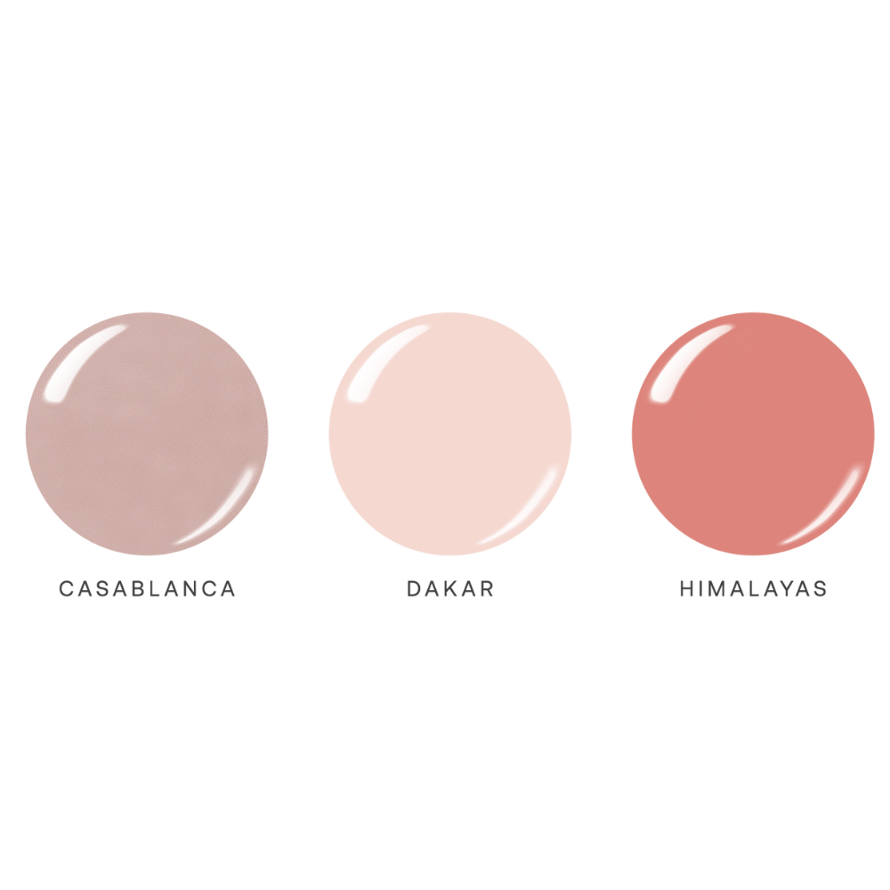 Pink Nail Polish Set (3 Piece) - 786 Cosmetics