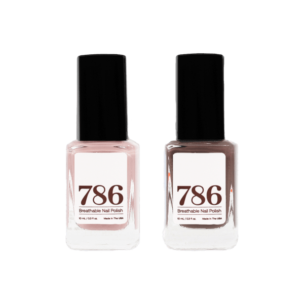 Sakura and Aswan - Breathable Nail Polish (2 Piece Set) - 786 Cosmetics