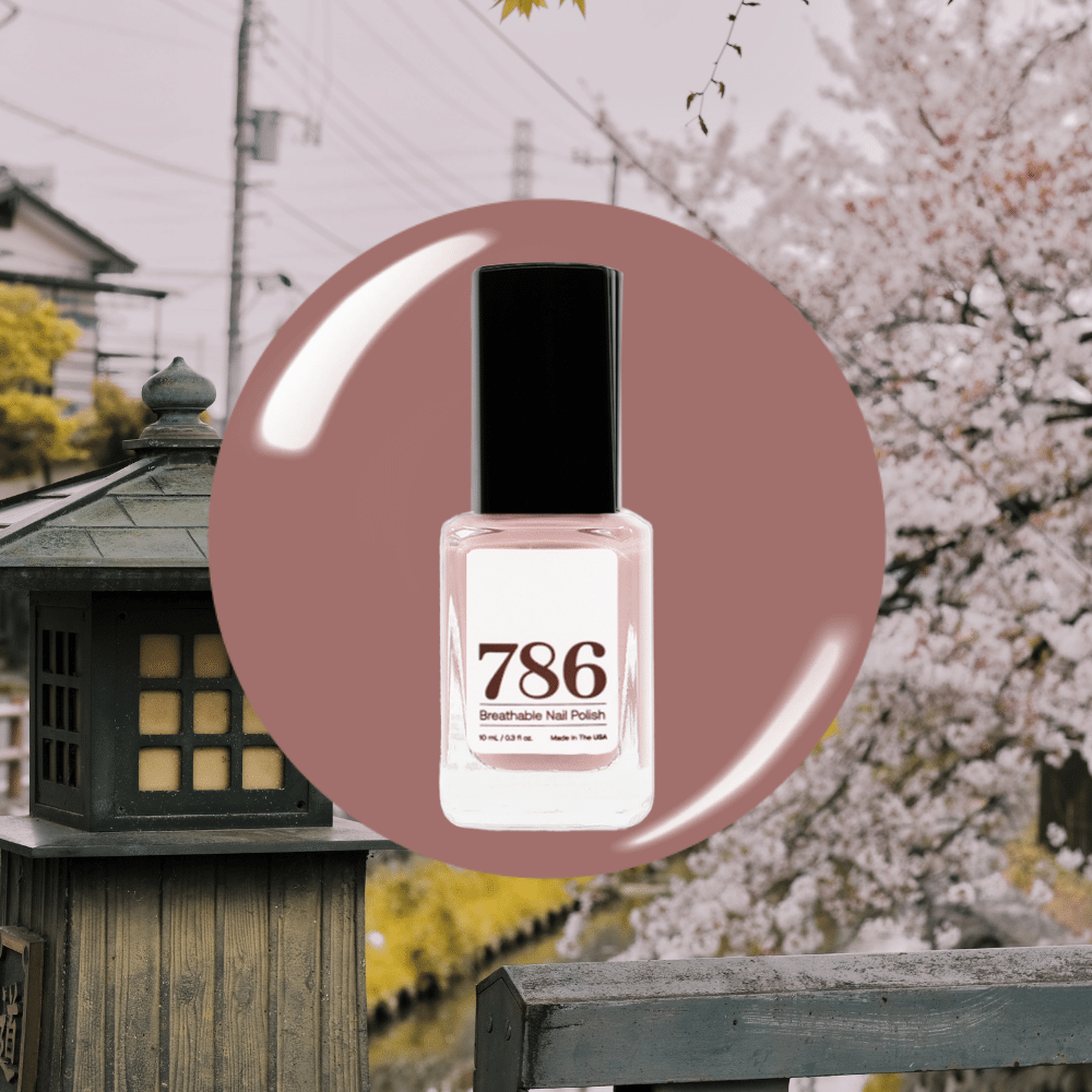 Sakura and Aswan - Breathable Nail Polish (2 Piece Set) - 786 Cosmetics