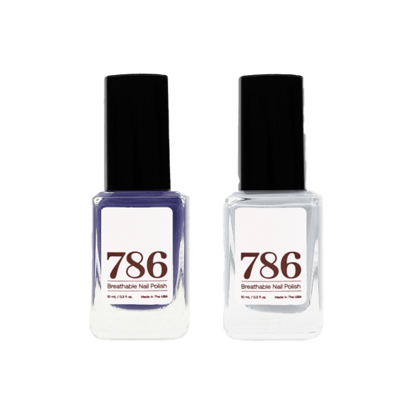 Samarkand and Lahore - Breathable Nail Polish (2 Piece Set) - 786 Cosmetics