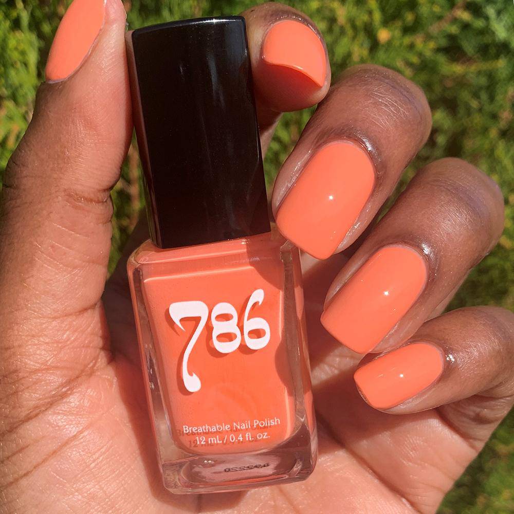 Top Coat Clear and Zhangye - Breathable Nail Polish (2 Piece Set) - 786 Cosmetics